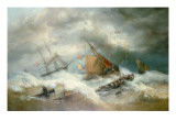 Sailing Vessels in a Heavy Swell