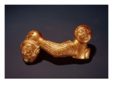 Pin with a Warrior Holding a Head