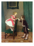 Buy Miss Lily's First Flirtation, 1867 at AllPosters.com