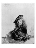 Self Portrait Leaning on a Stone Sill, 1639