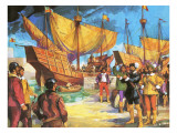 Buy Pizarro Setting Sail from Panama in 1530 at AllPosters.com