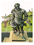 Buy Sir Francis Drake's Statue in Plymouth at AllPosters.com