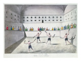 Persian Athletes Exercising in a Gymnasium, C.1820