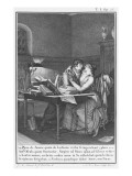 Heloise and Abelard in their Study