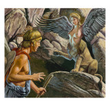 Oedipus Encountering the Sphinx