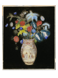 Large Bouquet on a Black Background, C.1910