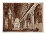 Interior of St. Peter's Basilica, 1833