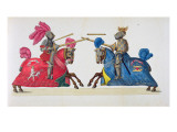 Buy Two Knights at a Tournament, Plate at AllPosters.com
