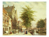 The Oude Zijds Voorburgwal in Amsterdam
