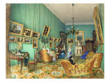 Buy Interior of a Living Room, 1847 at AllPosters.com