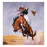 Buy Cowboy Trying to Break in a Horse at AllPosters.com