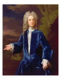 Portrait of a Gentleman in a Blue Velvet Coat