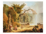 Buy Romantic Garden Scene at AllPosters.com