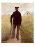 Buy Old Man Walking in a Rye Field at AllPosters.com