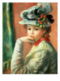 Young Girl in a White Hat