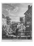 Buy Times of the Day, Evening, 1738 at AllPosters.com