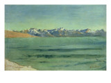 Buy Sunrise over Mont Blanc, C.1890 at AllPosters.com