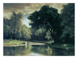 Fishing in a Stream, 1857