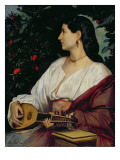 The Mandolin Player, 1865