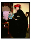 Buy Model with a Japanese Fan at AllPosters.com