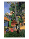 Huts in Martinique, 1887