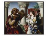 Othello and Desdemona, 1859