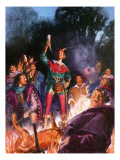 Robin Hood and His Merry Men Giclee Print