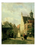 A Street Scene in a Dutch Town