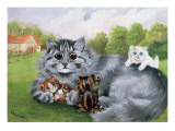Buy Cat and Her Kittens at AllPosters.com