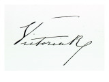 Signature of Queen Victoria