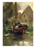 Buy Small Harbour with a Boat at AllPosters.com