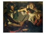 A Quarrel at a Game of Cards Poker Poster