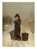 Buy Warming His Hands, 1867 at AllPosters.com