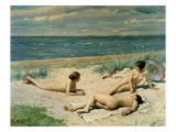 Buy Nude Bathers on the Beach at AllPosters.com