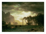 Passing Storm in Yosemite, 1865