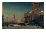 Gendarmenmarkt in Winter, 1857