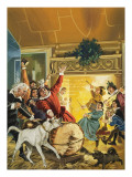 Bringing in the Yule Log