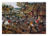 Buy Gardening, C.1637-38 at AllPosters.com