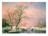 Buy Skaters on a Frozen River at AllPosters.com