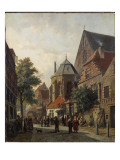 Buy A Dutch Street Scene, 1867 at AllPosters.com