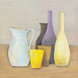 Brown, Mauve and Yellow