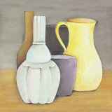Brown, Mauve and Yellow