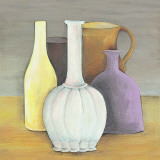 Brown, Mauve and Yellow