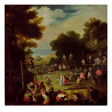 Pygmies at a Fair Giclee Print
