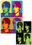 Justin Bieber - Colors - Glow Poster