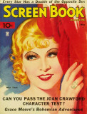 Mae West - Screen Book Magazine Cover 1930's