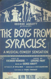 Buy Boys From Syracuse, The - Broadway Poster , 1938 at AllPosters.com