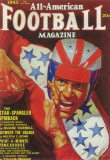 All-American Football Magazine - Pulp Poster, 1943