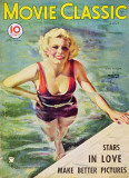 Jean Harlow - Movie Classic Magazine Cover 1930's