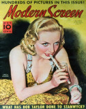 Buy Carole Lombard - ModernScreenMagazineCover1940's at AllPosters.com
